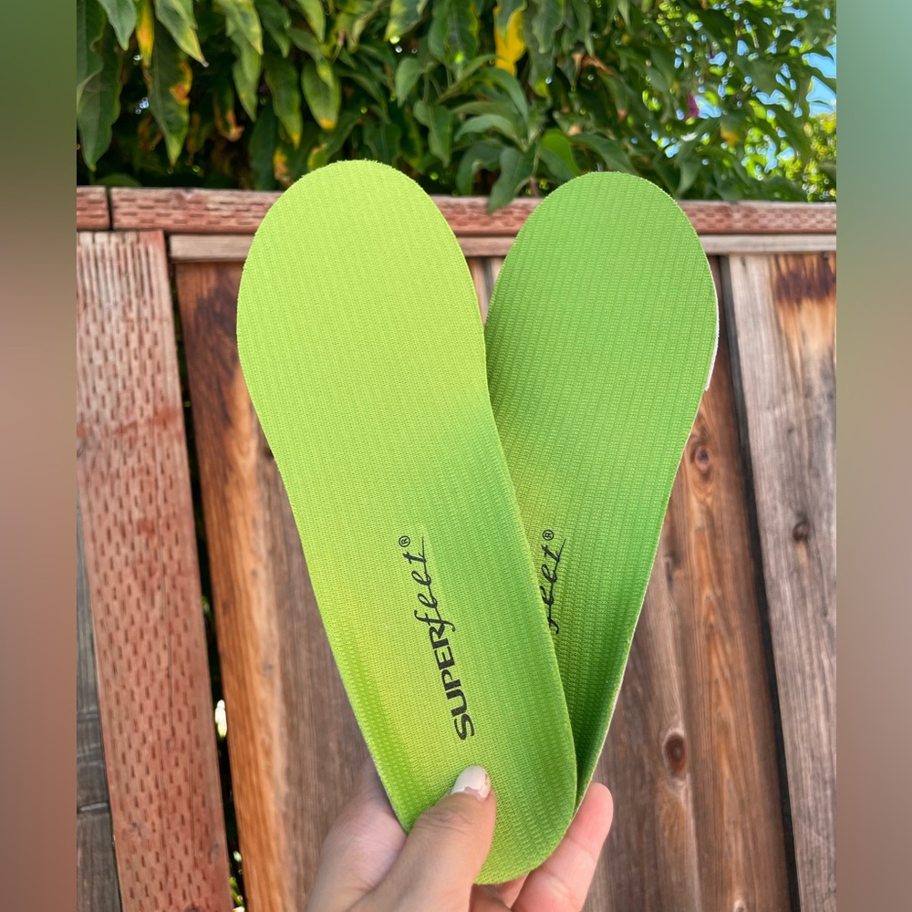 Superfeet Lime Green Insoles - Pair